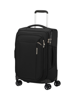 Samsonite Respark 55cm Double Wheel Cabin Spinner Suitcase, 59L, Forest Green, Ozone Black