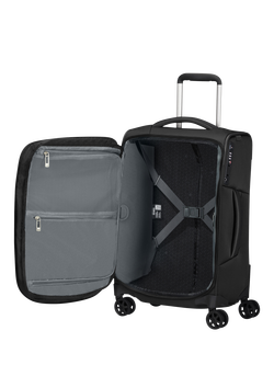 Samsonite Respark 55cm Double Wheel Cabin Spinner Suitcase, 59L, Forest Green - view 2, Ozone Black