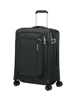 Samsonite Respark 55cm Expandable Cabin Spinner Suitcase, 61L, Forest Green
