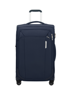 Samsonite Respark 67cm Double Wheel Spinner Suitcase, 104L, Midnight Blue - view 2, Midnight Blue