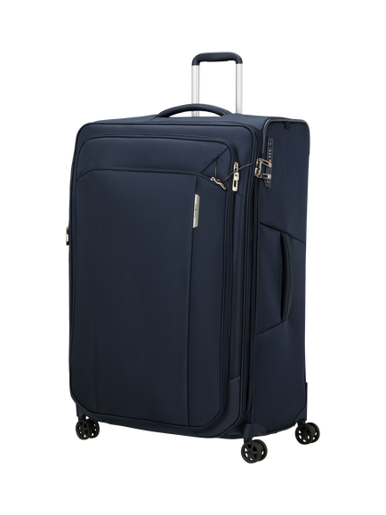 Samsonite Respark 4-Wheel 82cm Expandable Extra Large Suitcase, 180L, Midnight Blue