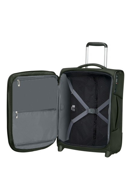 Samsonite Respark 55cm 2-Wheel Upright Cabin Case, 57L - view 2, Forest Green