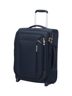Samsonite Respark 55cm 2-Wheel Upright Cabin Case, 61L, Midnight Blue