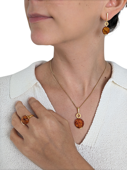 Amber Earrings | John Lewis & Partners