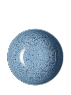 Denby Studio Blue Flint Stoneware Cereal Bowl, 17cm - view 2, Blue