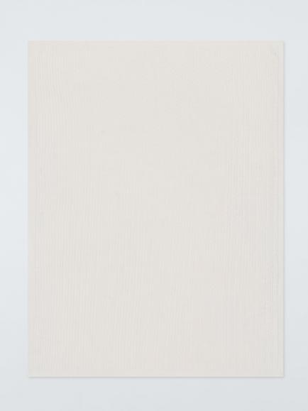 John Lewis Cable Knit Organic Cotton Throw - view 2, Ivory
