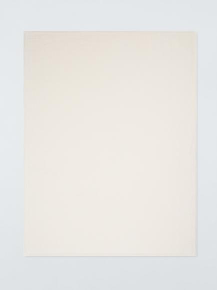 John Lewis Cable Knit Sherpa Fleece Throw - view 2, Ivory