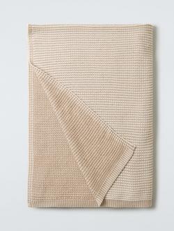 John Lewis Milano Throw, Natural
