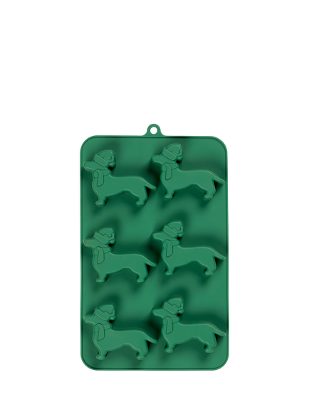 Tala Christmas Dog Silicone Mould, 6 Cup - view 2, Brown