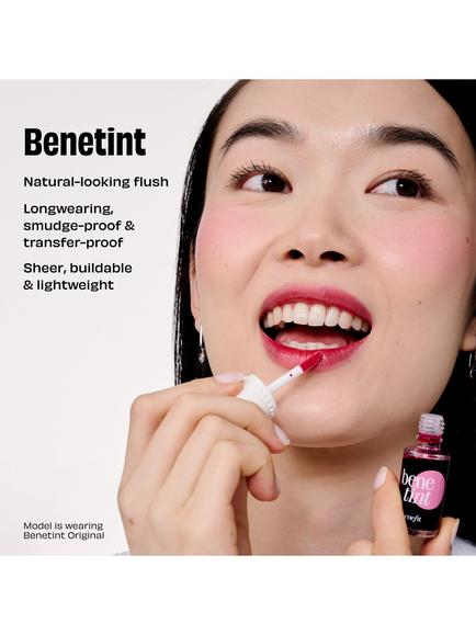 Benefit Benetint Bliss Lip & Cheek Tint Duo with Limited Edition Makeup Bag Gift Set - view 2, 