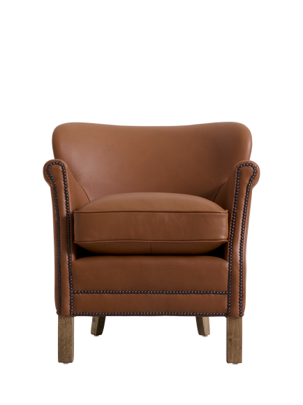 Halo Cosy Leather Armchair, Taurus Leather, Taurus Leather
