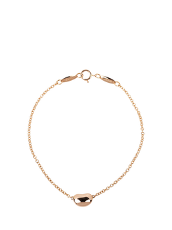 Pre-loved Tiffany & Co 18ct Rose Gold Elsa Peretti Bean Bracelet - view 2, Rose Gold