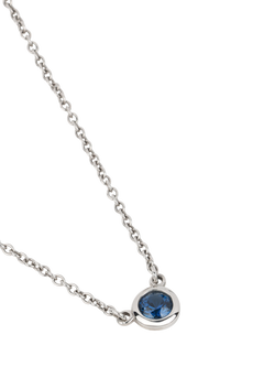 Pre-loved Tiffany & Co. Sapphire Colour By The Yard Platinum Pendant - view 2, Platinum