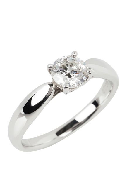 Pre-loved Tiffany & Co. Diamond Platinum Harmony Ring, G 1/2, Platinum