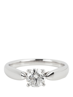 Pre-loved Tiffany & Co. Diamond Platinum Harmony Ring, G 1/2 - view 2, Platinum