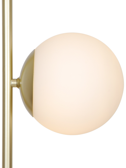 Nordlux Lilly Floor Lamp, Brass - view 2, Brass