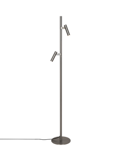 Nordlux Makoto Floor Lamp, Satin Chrome, 