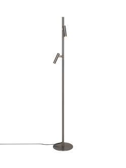 Nordlux Makoto Floor Lamp, Satin Chrome - view 2, 