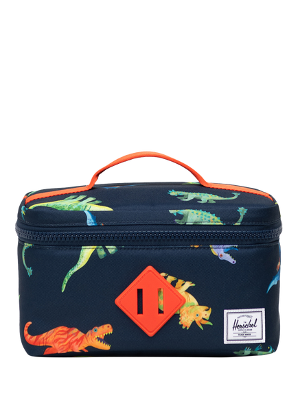Herschel Supply Co. Kids' Heritage™ Lunch Box, Dinos Dark Navy, Dinos Dark Navy