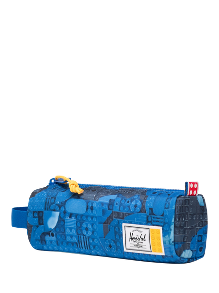 Herschel Supply Co. Kids' Herschel x LEGO® Pencil Case, Abstract Bricks Blue - view 2, Abstract Bricks Blue
