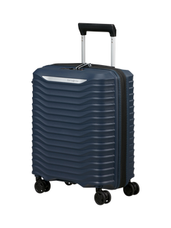 Samsonite Upscape 45cm Expandable Under Seater 4-Wheel Cabin Case, 32L, Blue Nights