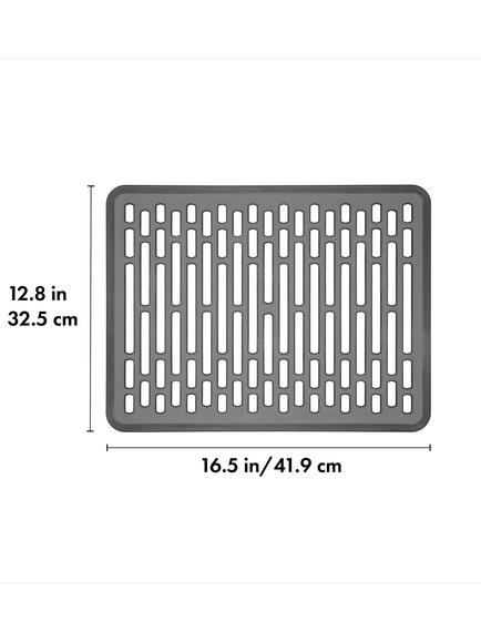 OXO Silicone Sink Mat, Grey, Large - view 2, Grey