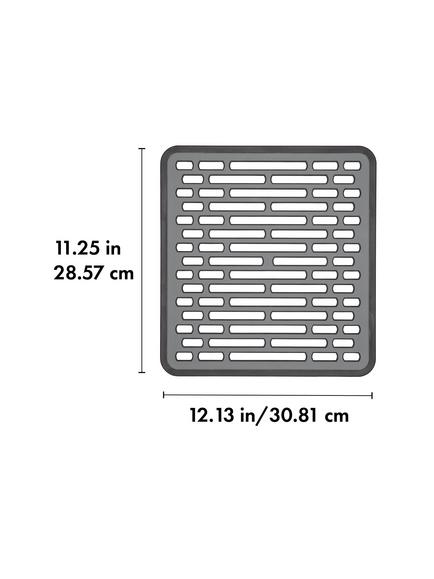 OXO  Small Silicone Sink Mat, Grey - view 2, Grey