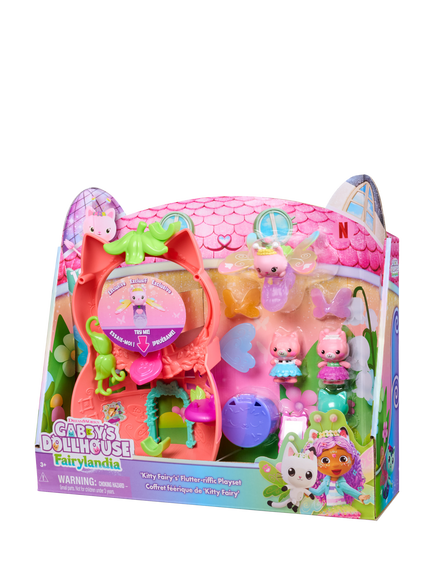 Gabby's Dollhouse Fairylandia Kitty Fairy's Flutter-riffic Playset - view 2, Multi