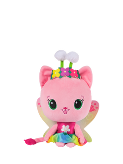 Gabby's Dollhouse Rainbow Light-Up Kitty Fairy Plush Toy, Multi