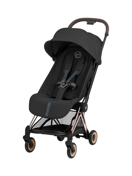 Cybex Coya Travel Stroller, Sepia Black, Sepia Black