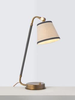 John Lewis Annmarie Task Lamp, Blue, Blue