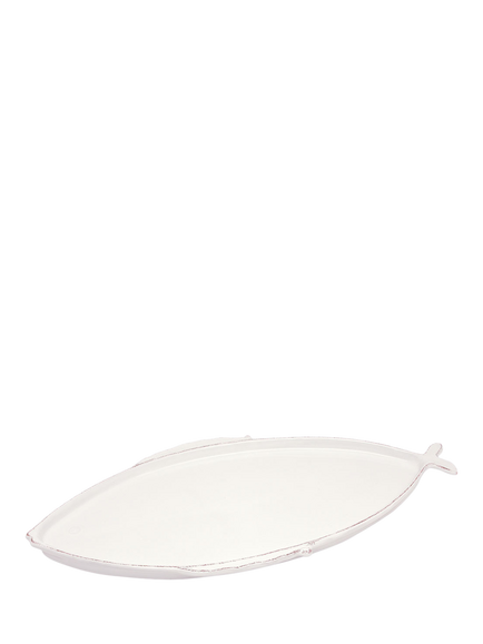 Virginia Casa Marina Oval Earthenware Platter, 56cm, White, White