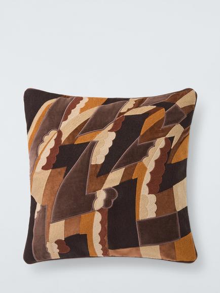 John Lewis Jive Cushion, Ginger