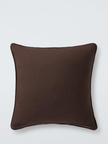 John Lewis Jive Cushion - view 2, Khaki Green