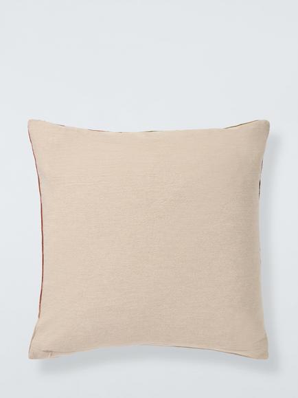 John Lewis Crest Cushion, Multi - view 2, Multi Multi