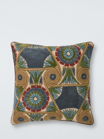 John Lewis Heba Cushion, Blue Midnight, Blue Midnight