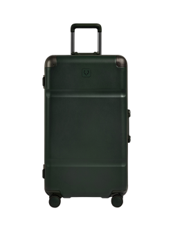 Antler Heritage 76cm 4-Wheel Trunk Suitcase, 90.5L, Dark Forest Green - view 2, Dark Forest Green