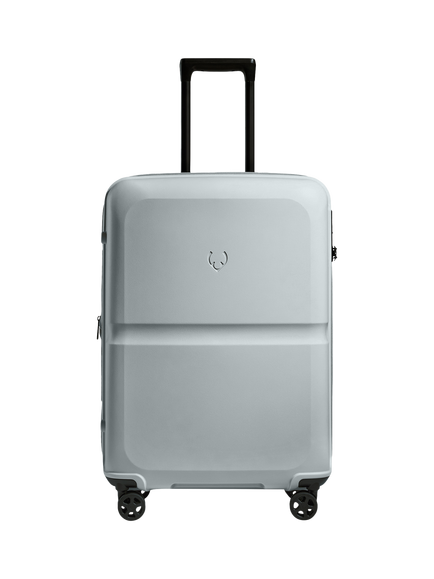 Antler 68cm Expandable Double Wheel Medium Single Stripe Suitcase, Salt Blue - view 2, Salt Blue