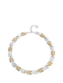 UNOde50 Two Tone Collar Necklace, Gold/Silver, Gold/Silver