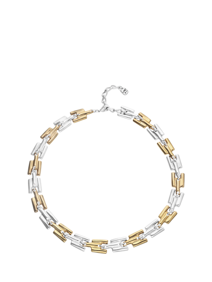 UNOde50 Two Tone Collar Necklace, Gold/Silver, Gold/Silver