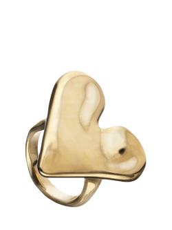 UNOde50 Molten Heart Ring, Gold, Gold