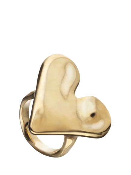 UNOde50 Molten Heart Ring, Gold, Gold