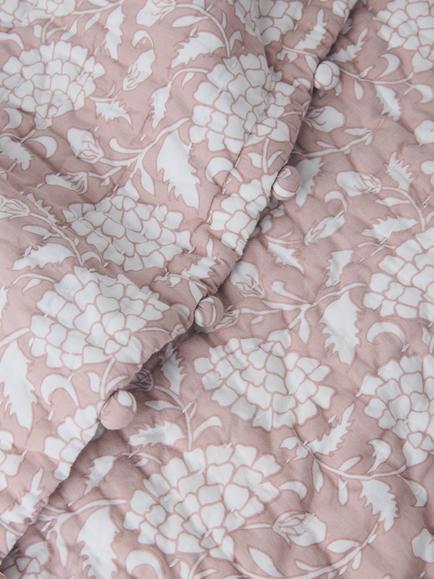John Lewis Halley Quilted Bedspread, Pink - view 2, Pink