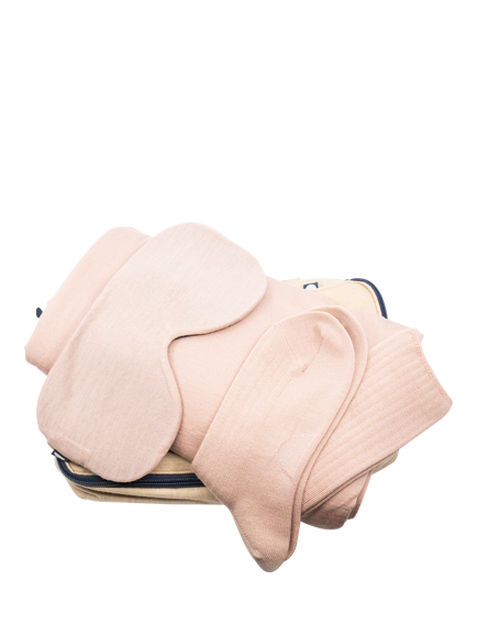 SHLEEP Merino Jersey Travel Kit, Dusty Rose