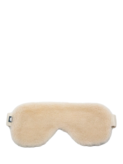 SHLEEP ShleepHalo™ Merino Fleece Eye Mask, Ivory Tusk