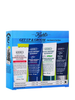 Kiehl's Get Up & Groom Cleanse & Post Shave Skincare Gift Set, 