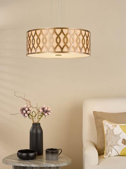 Där Locryn Pendant Ceiling Light, Bronze - view 2, Bronze