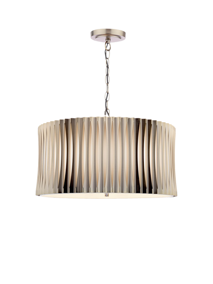 Där Netra 3 Light Pendant Ceiling Light, Satin Bronze, Bronze