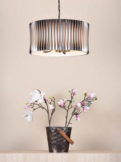 Där Netra 3 Light Pendant Ceiling Light, Satin Bronze - view 2, 