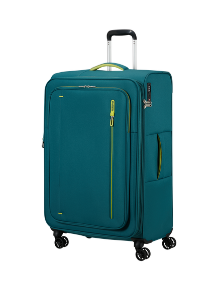 American Tourister Cloudrider 4-Wheel Expandable Large Suitcase, 118L, Green